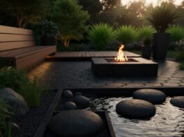 אבן בזלת לגינה